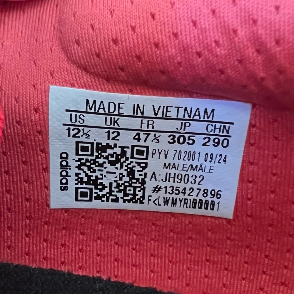💙New💙 ADIDAS Ultraboost 5X Pure Ruby Black - Picture 10 of 10